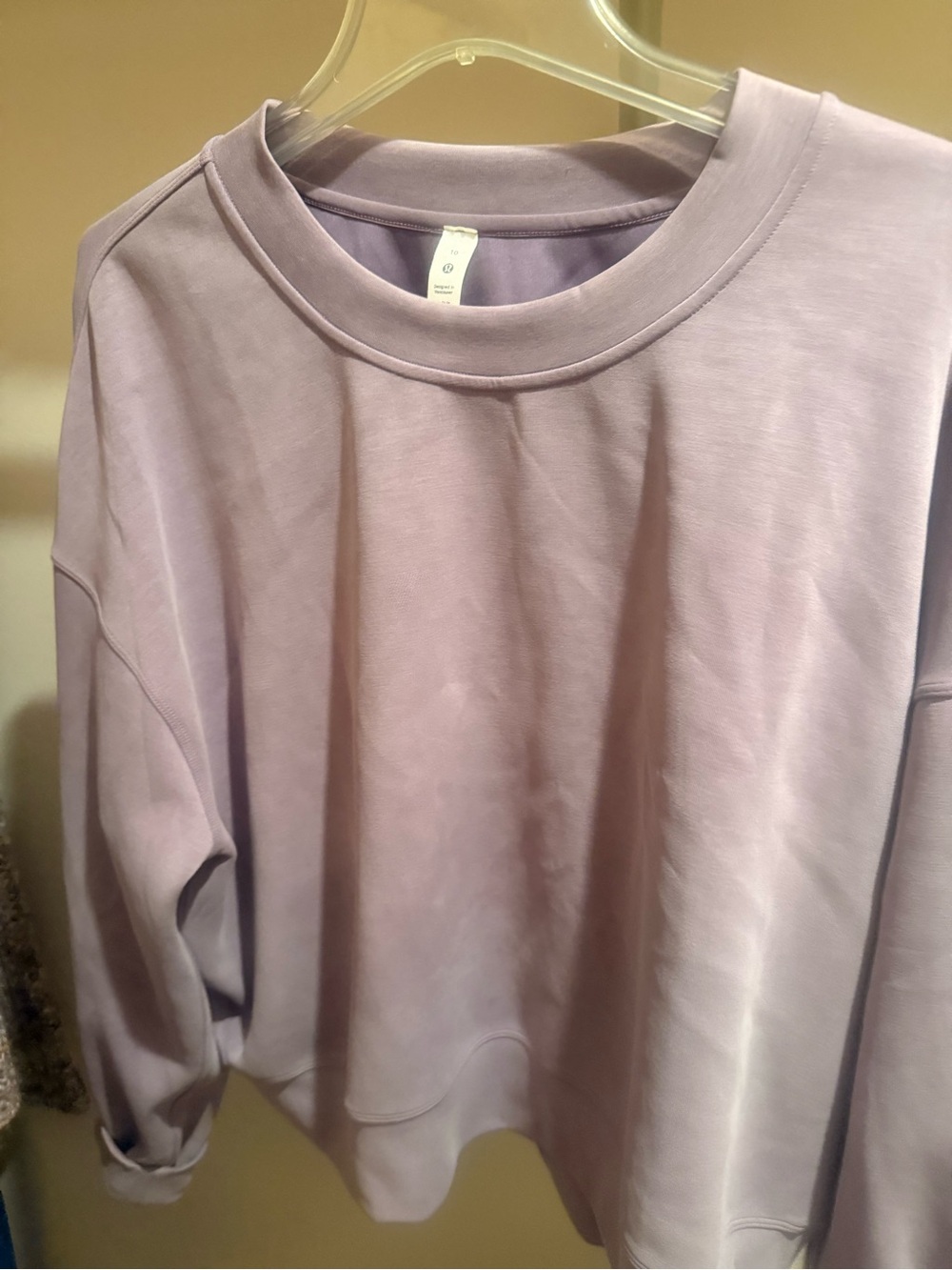lululemon athletica Lavender Crewneck Sweatshirt
